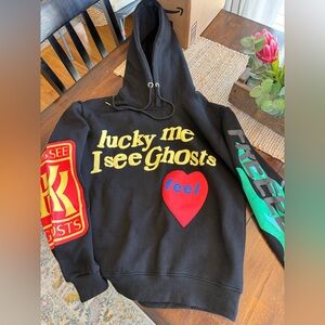 Lucky Me I See Ghosts Black Hoodie